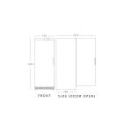 Mondial Elite KICPR60LT Single Door 640L (465 Usable Litres) White Upright Refrigerator