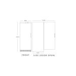 Mondial Elite KICPRX40LT Single Door Stainless Steel 380L (275 Usable Litres) Refrigerator
