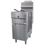 KK Cooking - GF-150 Single Tank Double Basket Gas Fryer 