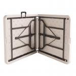 L001 Bolero Centre Folding Utility Table White 6ft