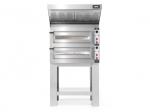 Cuppone LLKTP6352L Tiepolo Long Twin Deck Electric Pizza Oven - 12 x 14
