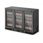 IMC Mistral M135 Premium Undercounter Black Triple Door Bottle Cooler