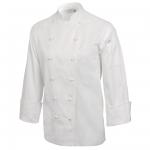 Chef Works A099 White Long Sleeve Madrid Chefs Jacket