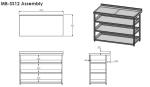 Parry Modular Bar Shelving Station MB-SS12