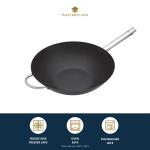 Masterclass Carbon Steel 355mm Wok - MCCWOK3