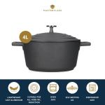 MasterClass Cast Aluminium 4 Litre Casserole Dish - MCMCRD24