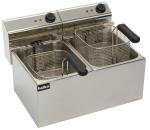 Hallco MDF88 Large Twin Tank / Basket Counter-top Fryer