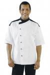Chef Works A599 White 3/4 Sleeve Metz Chefs Jacket