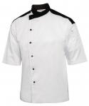 Chef Works A599 White 3/4 Sleeve Metz Chefs Jacket