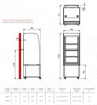 Free Flow MH1 Heated Grab and Go Display Merchandiser
