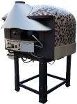 AS Term MIX85RK Wood-Gas Fired Rotating Base Pizza Oven 4 x 12