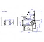 Igloo PICO Flat Glass Deep Serveover Counter 