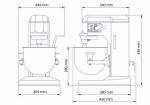 Metcalfe MP7 7 Litre Heavy Duty Planetary Mixer 