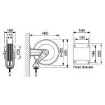 Mechline AquaJet MSRK15 Commercial Hose Reel