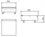 Falcon F900 N980T Worktop Unit