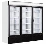 Tefcold NF7500G Glass Triple Door Display Freezer - 1657Ltr