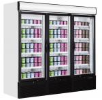 Tefcold NF7500G Glass Triple Door Display Freezer - 1657Ltr