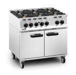 Lincat Opus OG8002 Gas 6-Burner Oven Range