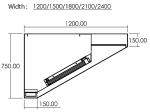 Parry Titan Commercial Extraction Canopies No Fan Pack - Depth 1200mm