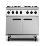 Lincat Phoenix PHGR01 Gas Freestanding 6 Burner Oven with Castors