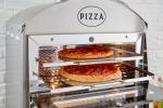 King Edward Pizza King Single Deck Pizza Oven with Warmer - PK1W