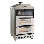 King Edward Pizza King Twin Deck Pizza Oven with Warmer - PK2W