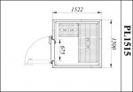 Foster Proline Standard Integeral Cold Room - (W) 1500mm x (D) 1522mm - PL1515SH