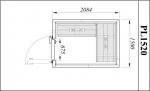 Foster Proline Standard Remote Cold Room - (W) 1500mm x (D) 2084mm - PL1520DH