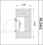 Foster Proline Standard Integeral Cold Room - (W) 2400mm x (D) 1260mm - PL2412SH