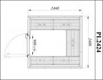Foster Proline Standard Integeral Freezer Room - (W) 2400mm x (D) 2460mm - PL2424SL