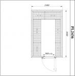 Foster Proline Standard Integeral Cold Room - (W) 2400mm x (D) 3660mm - PL2436SH