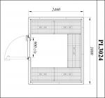 Foster Proline Standard Integeral Cold Room - (W) 3000mm x (D) 2460mm - PL3024SH