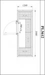 Foster Proline Standard Integeral Cold Room - (W) 3660mm x (D) 1200mm - PL3612SH