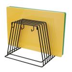 TG 6 Slot Chopping Board Rack with Hooks PLCBR006