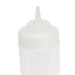 Thunder Group PLTHSB016CW Clear Pack of 6 Wide Mouth Squeeze Bottles 475ml