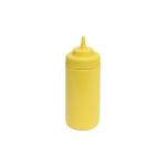 Thunder Group PLTHSB016YW Yellow Pack of 6 Wide Mouth Squeeze Bottles 475ml
