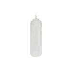 Thunder Group PLTHSB024CW Clear Pack of 6 Wide Mouth Squeeze Bottles 710ml