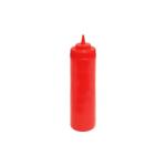 Thunder Group PLTHSB024RW Red Pack of 6 Wide Mouth Squeeze Bottles 710ml