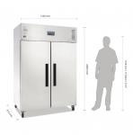 Polar G594 1200 Litre (854 Usable Ltr) Stainless Steel 2/1GN Commercial Fridge (G-Series)