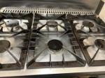 Lincat SLR9 Silverlink 600 Gas 6 Burner Oven Range with Legs - W900mm