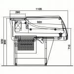 Trimco Provence Low Range Fish/Meat Counter