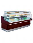 Mafirol RAVEL TOT-FE-VCR Curved Glass Refrigerated Serve Over Counter With Under Storage