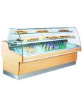 Mafirol RAVEL TOT-FE-VCR Curved Glass Refrigerated Serve Over Counter With Under Storage
