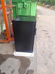 RET51649 - Cater-Cool CK0500LED Single Door Black Bottle Cooler With LED Lighting - 900mm.