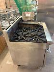 RET52019 - Blue Seal G506C 4 Burner Static Ovens & 300mm Smooth Griddle