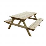Rowlinson Wooden Picnic Bench 5ft - 1500(L)mm 