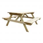 Rowlinson Wooden Picnic Bench 5ft - 1500(L)mm 