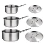 Vogue S128 Saucepan Set (Pack of 3)