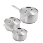 Vogue S128 Saucepan Set (Pack of 3)