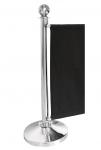 Bolero Stainless Steel Ball Top Barrier Post - S651